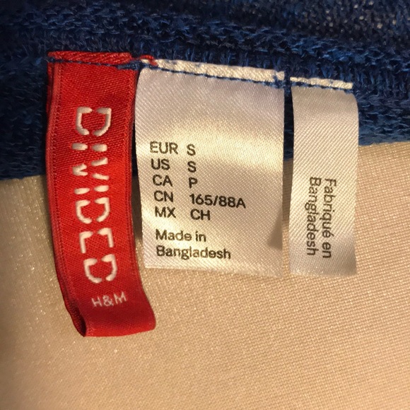 H&M Blue Mesh Sweater - Picture 4 of 5